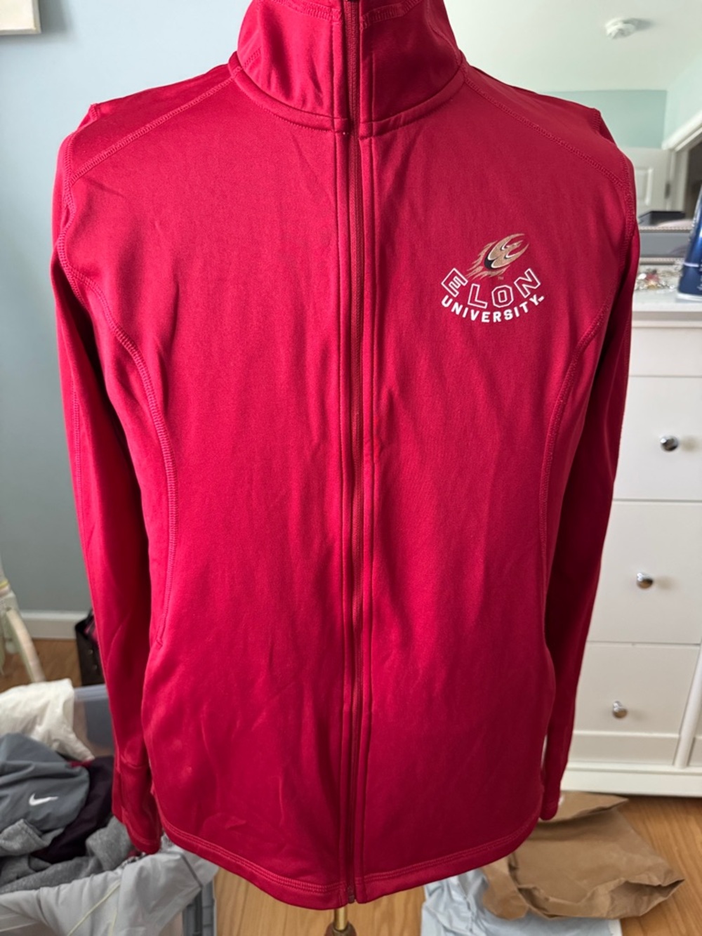 Elon University Red Full-Zip Jacket